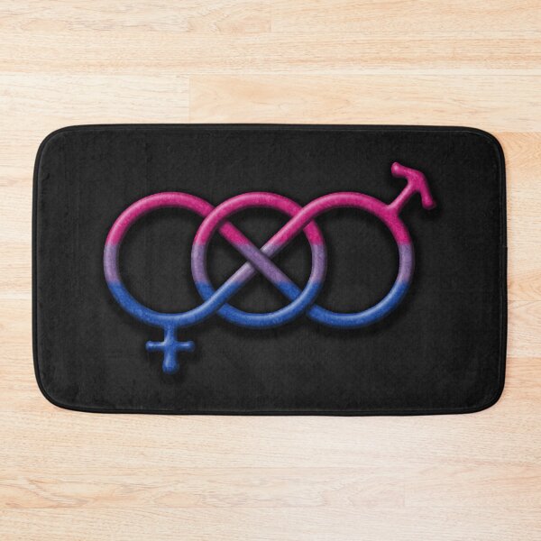 Item preview, Bisexual Pride Flag Colored Gender Knot Symbol designed and sold by LiveLoudGraphic.
