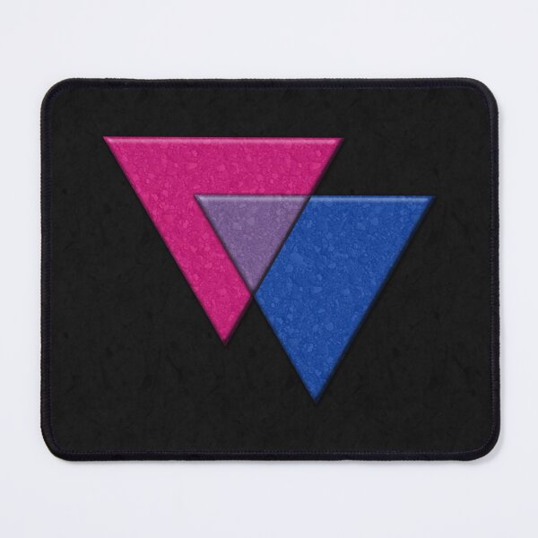 Item preview, Bisexual Pride Flag Colored Triangles Symbol designed and sold by LiveLoudGraphic.