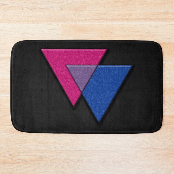 Item preview, Bisexual Pride Flag Colored Triangles Symbol designed and sold by LiveLoudGraphic.