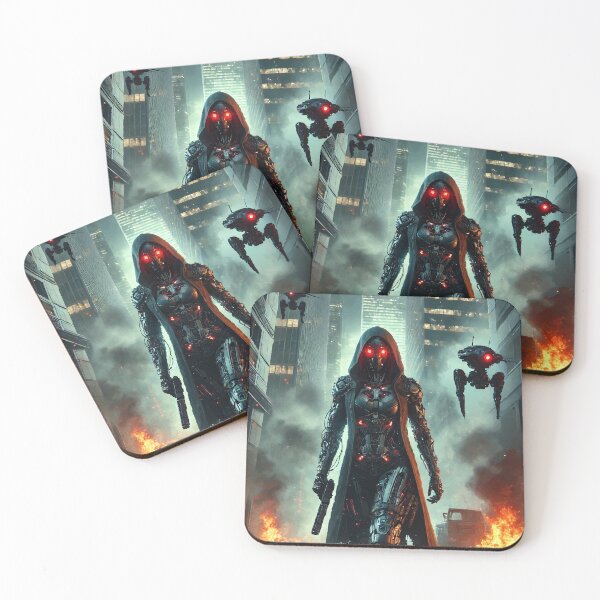 Item preview, Rise of the Cyber Assassin: A City in Ruins designed and sold by AbstractAnom.
