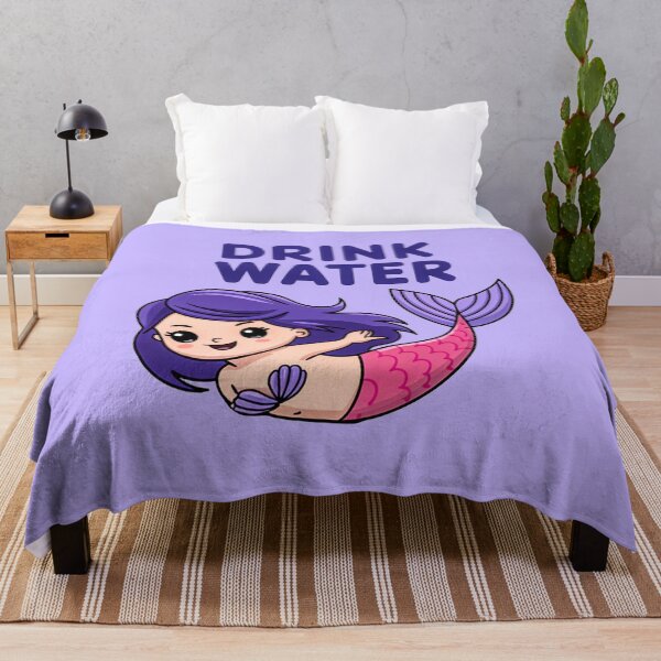 Item preview, Hydrated Mermaid – Drink Water designed and sold by Artyx_Design.