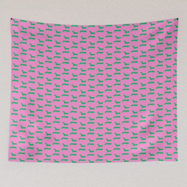 Item preview, Pink Dachshund Long Dog designed and sold by cheekygrins.