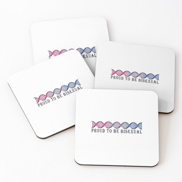 Item preview, Bisexual Pride Flag Colored DNA Strand designed and sold by LiveLoudGraphic.