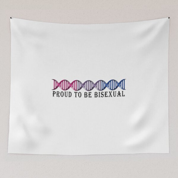 Item preview, Bisexual Pride Flag Colored DNA Strand designed and sold by LiveLoudGraphic.