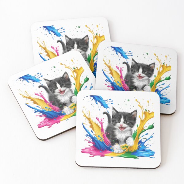 Item preview, Chromatic Kitty Carnival designed and sold by artistmagicshop.