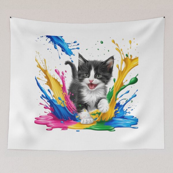 Item preview, Chromatic Kitty Carnival designed and sold by artistmagicshop.