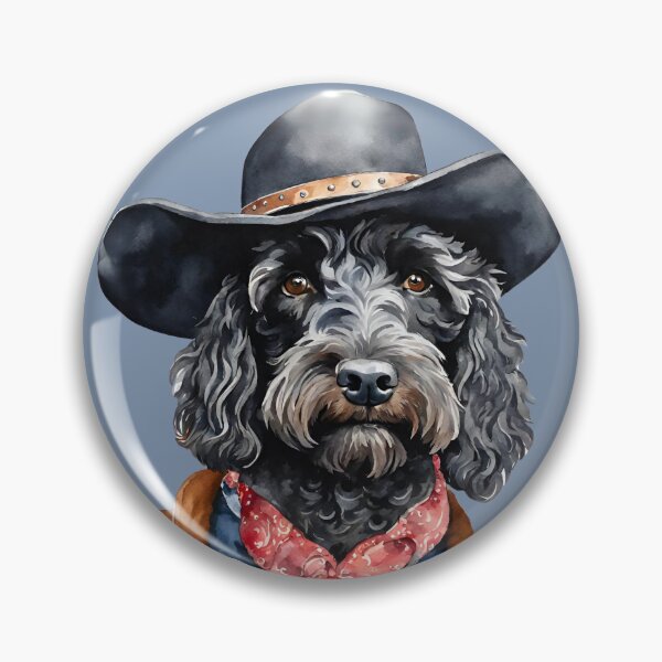 Item preview, Howdy Dood,  Funny Cowboy Doodle Dog Illustration  designed and sold by Happy Dog Doodles.
