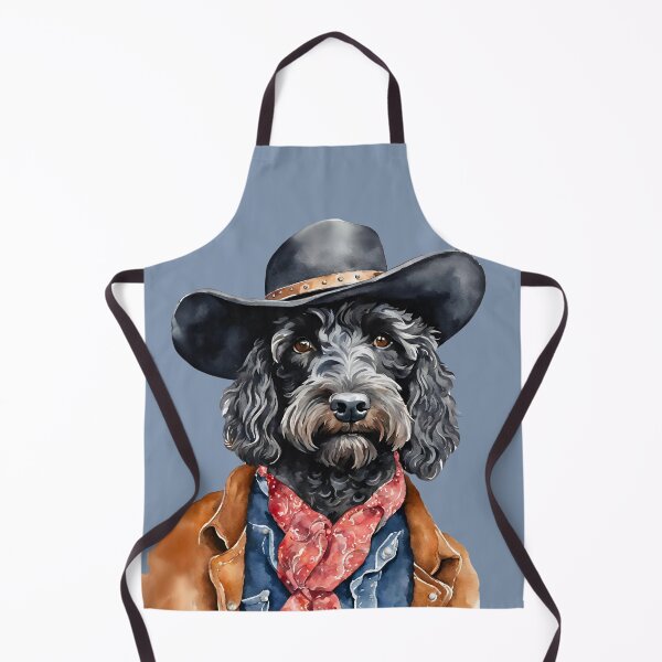 Item preview, Howdy Dood, Funny Cowboy Doodle Dog Illustration designed and sold by Happy Dog Doodles.