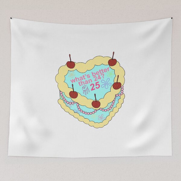 Item preview, What’s better than 24? 25 birthday cake   designed and sold by Noodly Doodles.