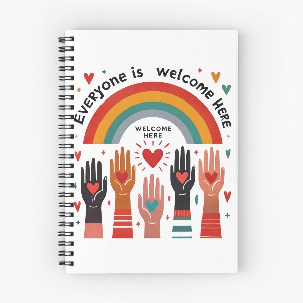 Item preview, Inclusive Unity - Everyone is Welcome Here designed and sold by ZepGiftShop.