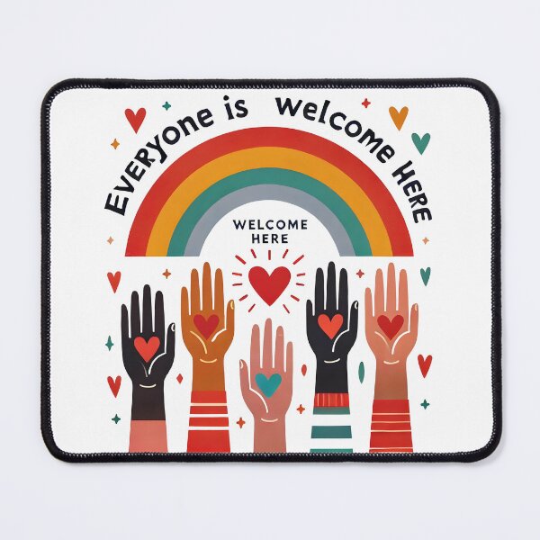 Item preview, Inclusive Unity - Everyone is Welcome Here designed and sold by ZepGiftShop.