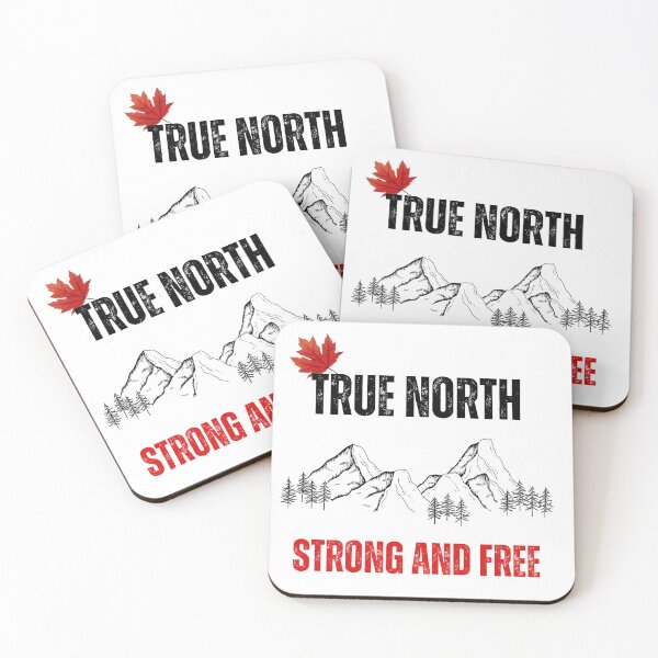 Artikelvorschau, „True North“ Kanada stark und frei entworfen und verkauft von NextGen Wear.