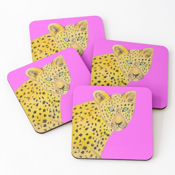 Item preview, Leopardo sobre rosa designed and sold by MyCraftyNell.