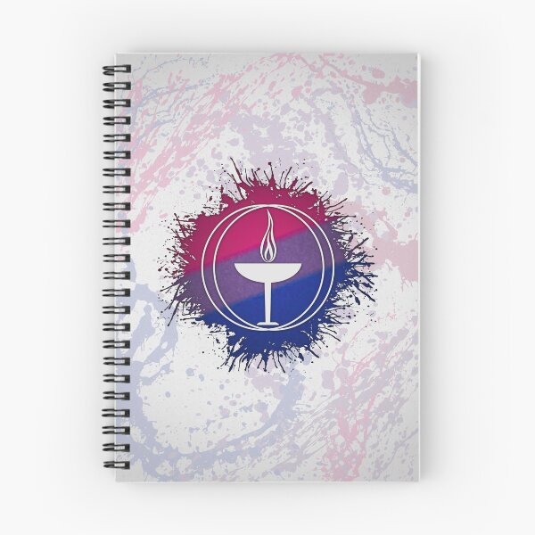 Item preview, Paint Splatter Bisexual Pride Unitarian Universalism Symbol designed and sold by LiveLoudGraphic.