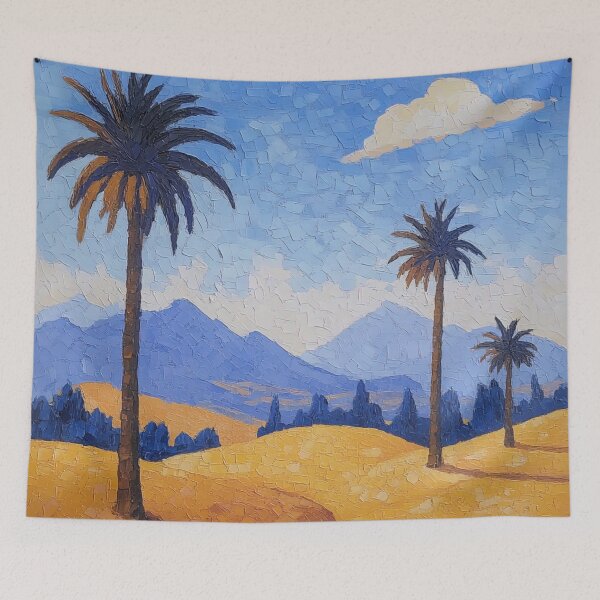 Item preview, Egypt landscape | Post-impressionist painting style designed and sold by ComicsFactory.