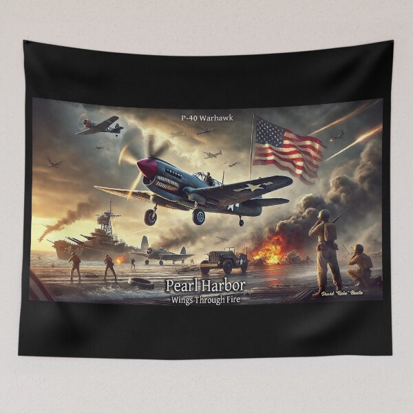 Item preview, Pearl Harbor – Wings Through Fire designed and sold by MySheetMusicArt.