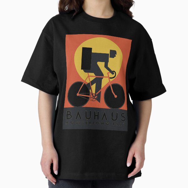 Vista previa del artículo con la obra «Ciclista Bauhaus: Arte ciclista de mediados de siglo», diseñado y vendido por MidCenturyStore.