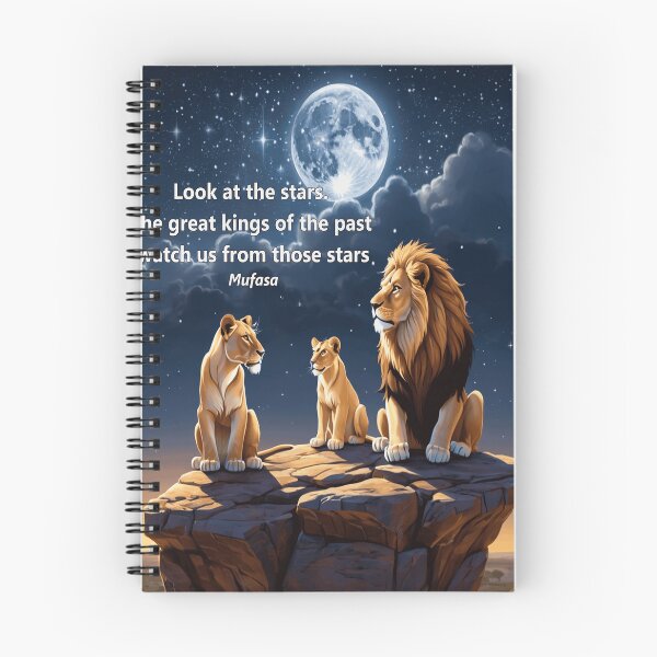 Item preview, Frase Infantil de Mufasa - "Mira las estrellas, los grandes reyes del pasado nos observan"  designed and sold by EdicionesJML.
