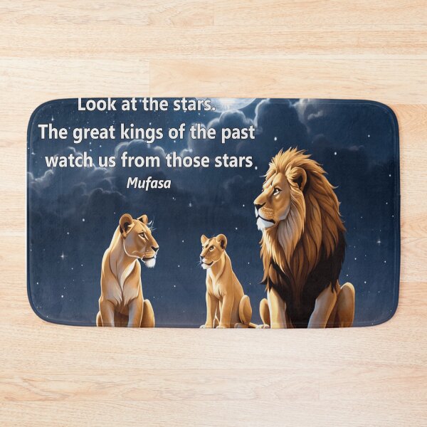 Item preview, Mufasa's Nursery Rhyme - "Look at the stars, the great kings of the past are watching us." designed and sold by EdicionesJML.