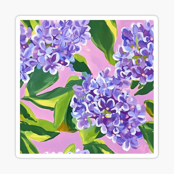 Item preview, Lilac in bloom oil painting designed and sold by SophieClimaArt.