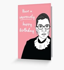 RBG Birthday Card Greeting Card