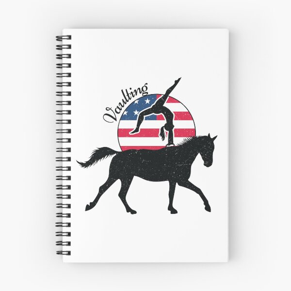Item preview, Vintage Horse Vaulting Sport American Flag designed and sold by dass-art.