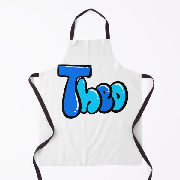 Item preview, Theo name in blue Top 10 best personalized gifts for boys and men named Theo designed and sold by Artonmytee.