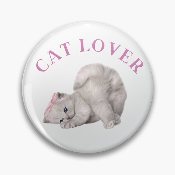 Item preview, A Cat Lover With Pink Bow designed and sold by lanasworld.