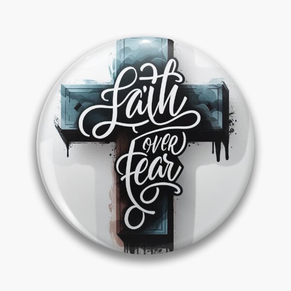 Item preview, Faith Over Fear Cross designed and sold by Gscode.