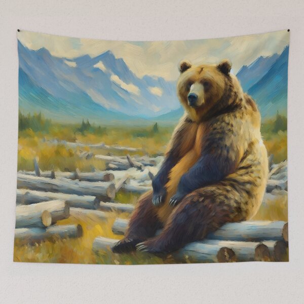 Artikelvorschau, Grizzly-Kunst Nr. 61 | Grizzly-Liebhaber entworfen und verkauft von ksgraphics222.
