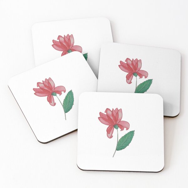 Item preview, Pretty little transparent pink watercolor flower designed and sold by Zoé ❤.