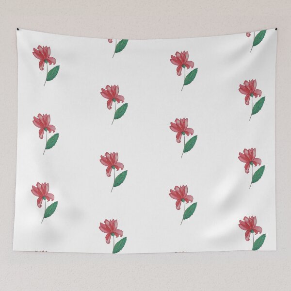 Item preview, Pretty little transparent pink watercolor flower designed and sold by Zoé ❤.