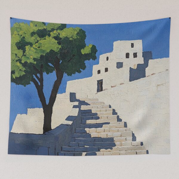 Item preview, El Castillo | Post-impressionist painting style designed and sold by ComicsFactory.