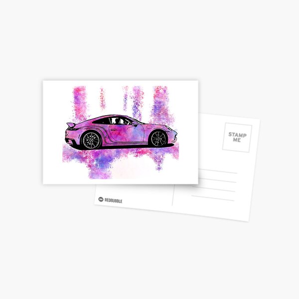 Item preview, Porsche and ink designed and sold by CraftyBadgeruk.