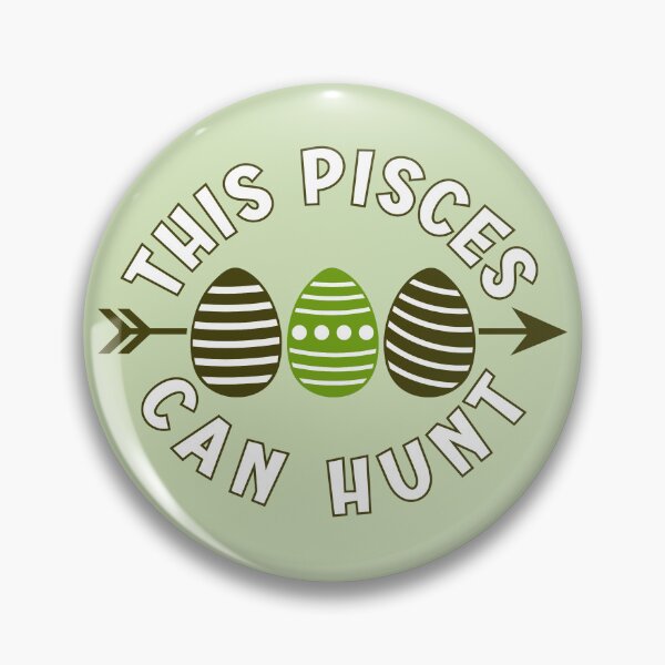 Item preview, This Pisces can hunt - green Easter greetings for astrology lovers designed and sold by mariya-ivanova.