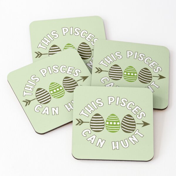 Item preview, This Pisces can hunt - green Easter greetings for astrology lovers designed and sold by mariya-ivanova.