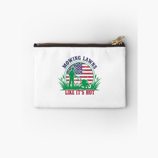 Item preview, Patriotic Lawn Mowing Funny Mowing Lawns Like It's Hot Design designed and sold by BDLuck2021.