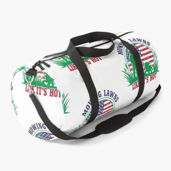 Item preview, Patriotic Lawn Mowing Funny Mowing Lawns Like It's Hot Design designed and sold by BDLuck2021.