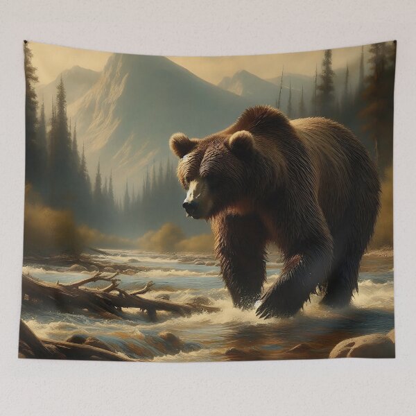 Artikelvorschau, Grizzly-Kunst Nr. 63 | Grizzly-Liebhaber entworfen und verkauft von ksgraphics222.