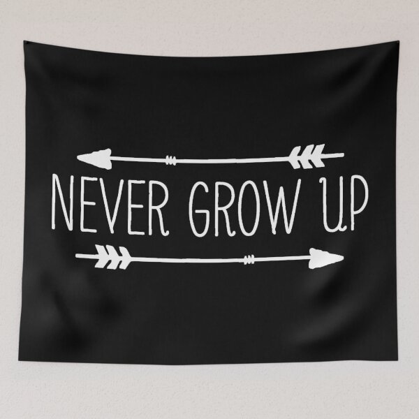 Item preview, Never Grow Up designed and sold by maryedenoa.