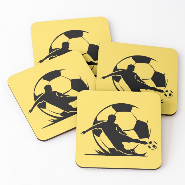 Item preview, Soccer Player Kicking Ball Silhouette designed and sold by theartfulaspie.