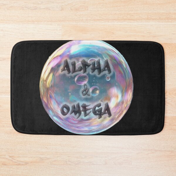 Item preview, Alpha & Omega - Iridescent Bubble 3D Design designed and sold by In Him™ | Rene Tesner.