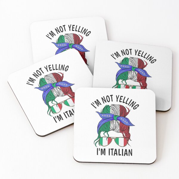 Item preview, Proud Italian Style with Flag Colors designed and sold by HandicraftArt.