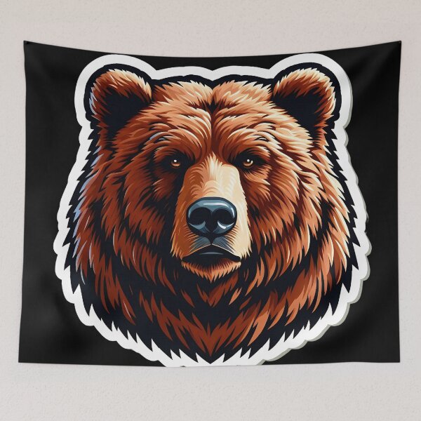 Artikelvorschau, Grizzly-Kunst Nr. 65 | Grizzly-Liebhaber entworfen und verkauft von ksgraphics222.