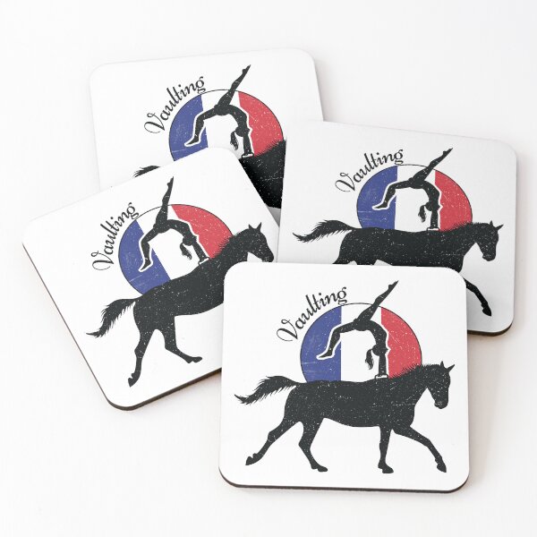Item preview, Vintage Horse Vaulting Sport French Flag designed and sold by dass-art.