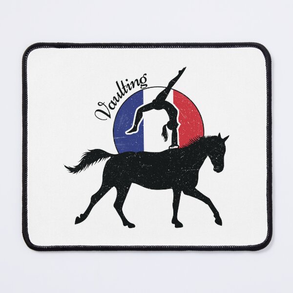 Item preview, Vintage Horse Vaulting Sport French Flag designed and sold by dass-art.