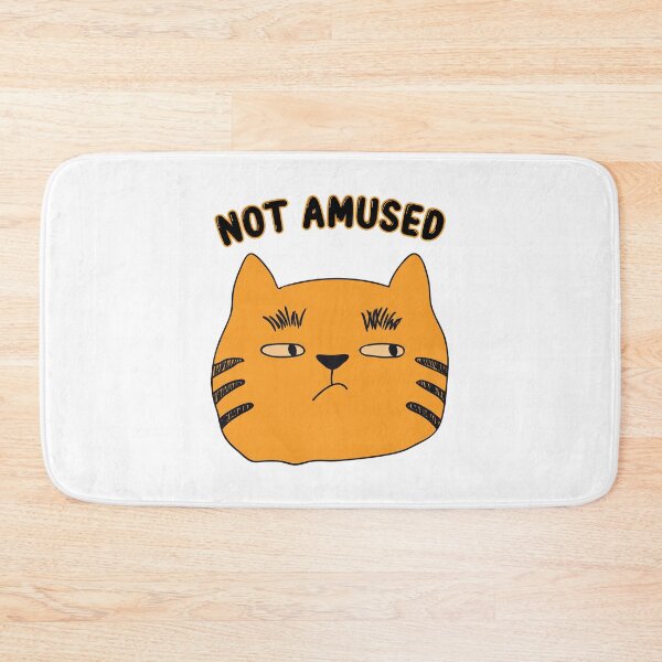 Item preview, Not amused cat designed and sold by GrimdarkStore.