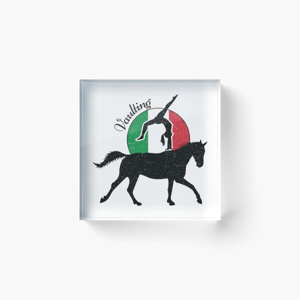 Item preview, Vintage Horse Vaulting Sport Italian Flag designed and sold by dass-art.