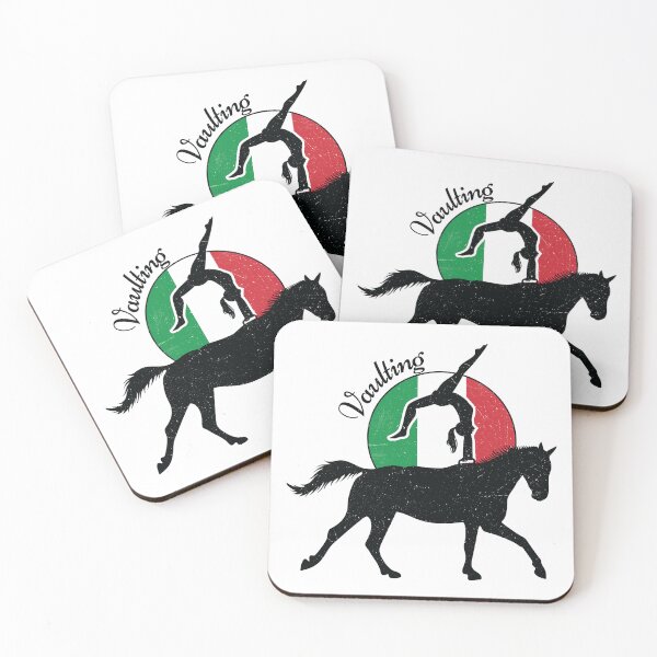 Item preview, Vintage Horse Vaulting Sport Italian Flag designed and sold by dass-art.