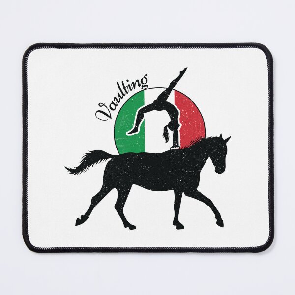 Item preview, Vintage Horse Vaulting Sport Italian Flag designed and sold by dass-art.